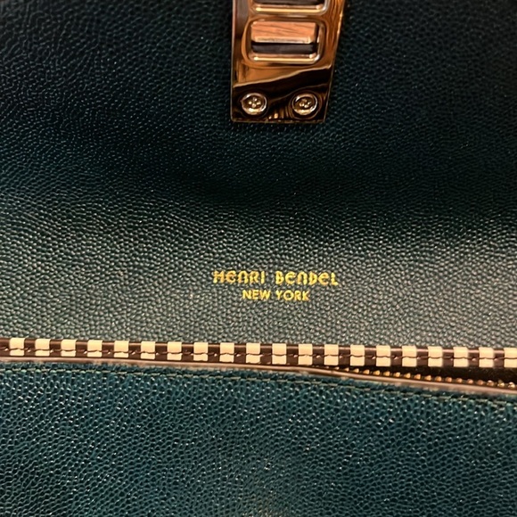 Henri Bendel Uptown Envelope Wallet in Dark Green - Picture 5 of 9